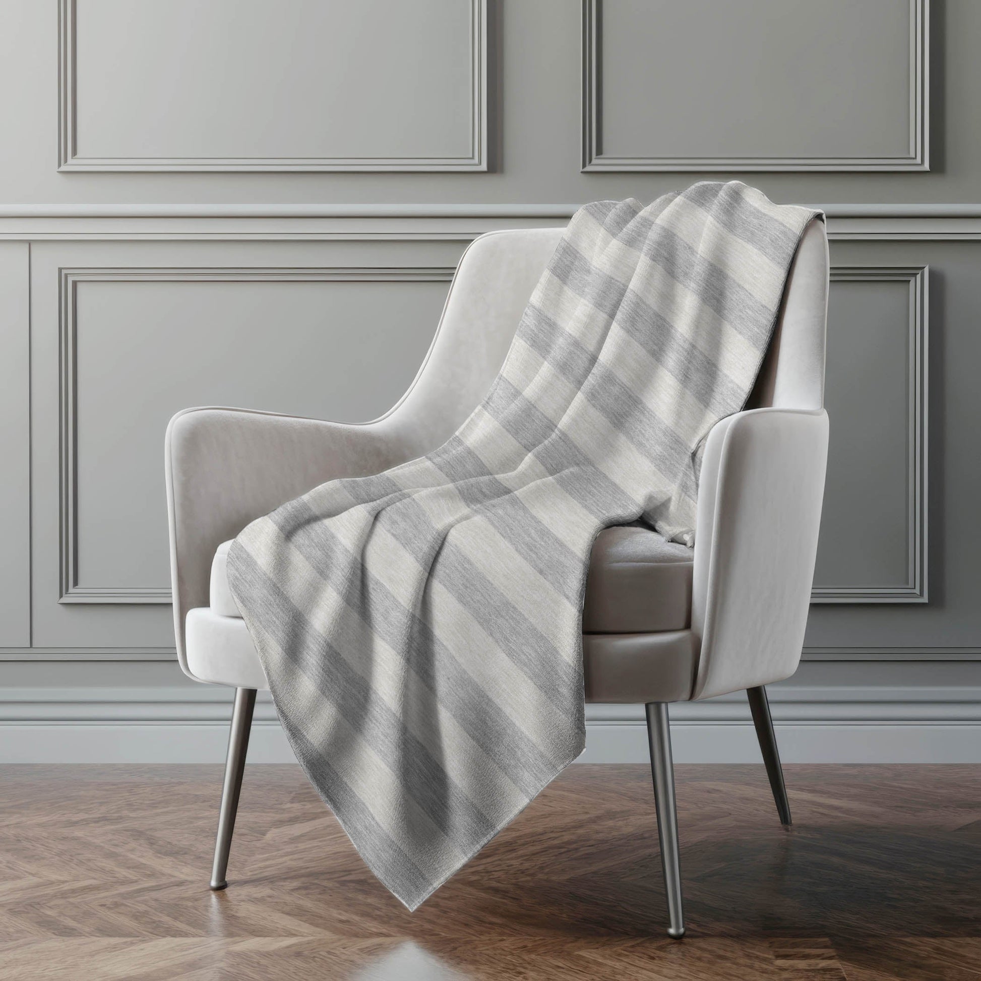 Addison Rugs Fluid Mirage Pewter Washable Indoor-Outdoor Rug