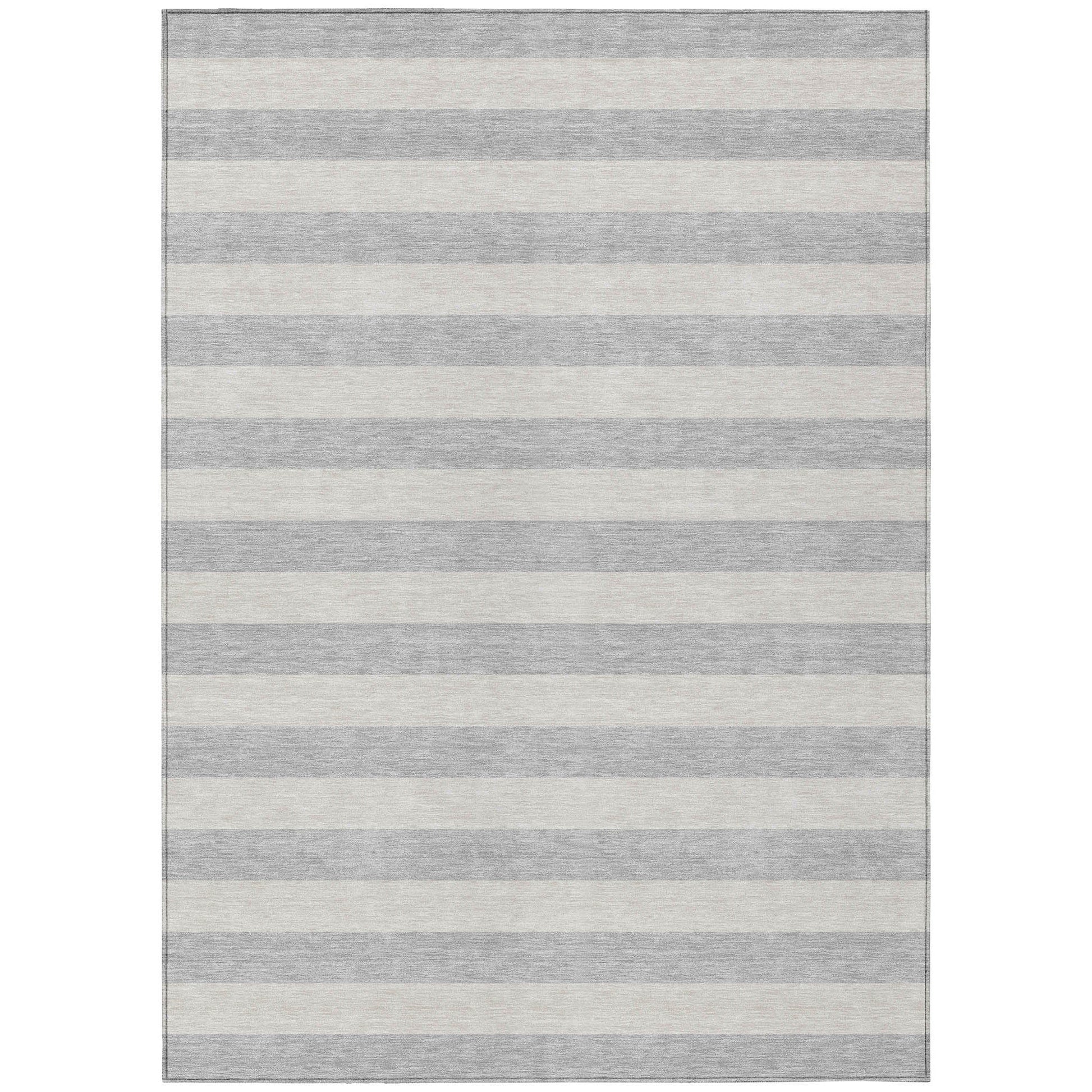 Addison Rugs Fluid Mirage Pewter Washable Indoor-Outdoor Rug