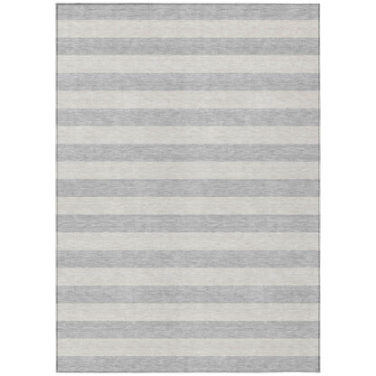 Addison Rugs Fluid Mirage Pewter Washable Indoor-Outdoor Rug