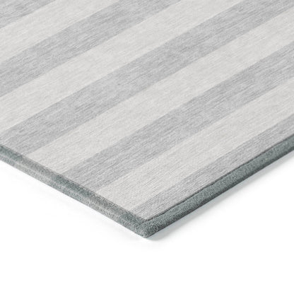 Addison Rugs Fluid Mirage Pewter Washable Indoor-Outdoor Rug