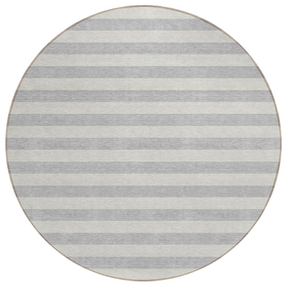 Addison Rugs Fluid Mirage Pewter Washable Indoor-Outdoor Rug