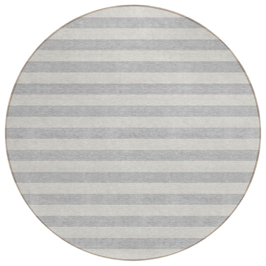 Addison Rugs Fluid Mirage Pewter Washable Indoor-Outdoor Rug