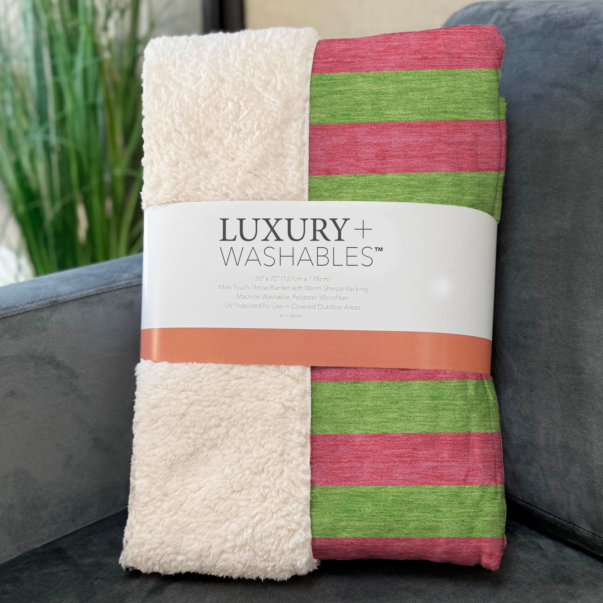 Addison Rugs Fluid Mirage Pink Washable Indoor-Outdoor Rug