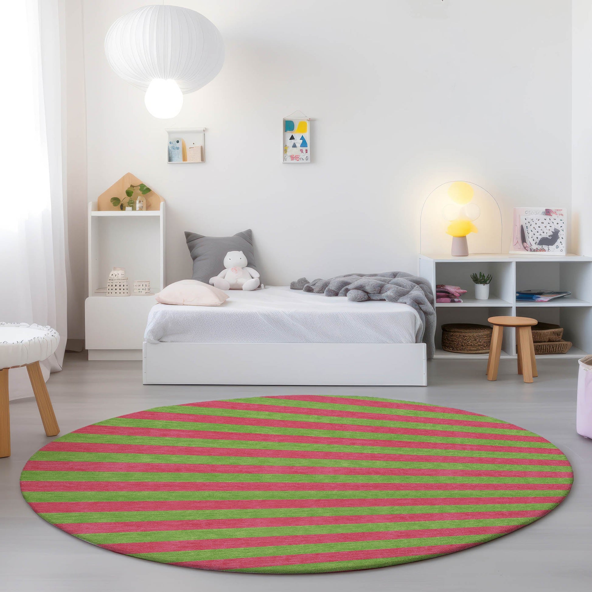 Addison Rugs Fluid Mirage Pink Washable Indoor-Outdoor Rug