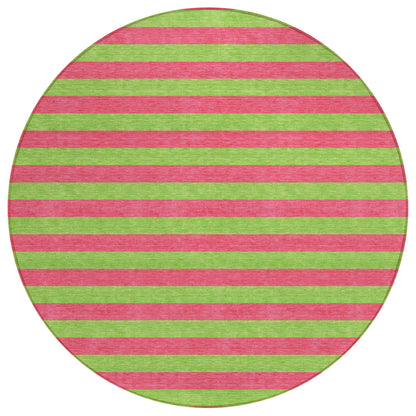 Addison Rugs Fluid Mirage Pink Washable Indoor-Outdoor Rug