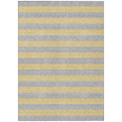 Addison Rugs Fluid Mirage Silver Washable Indoor-Outdoor Rug