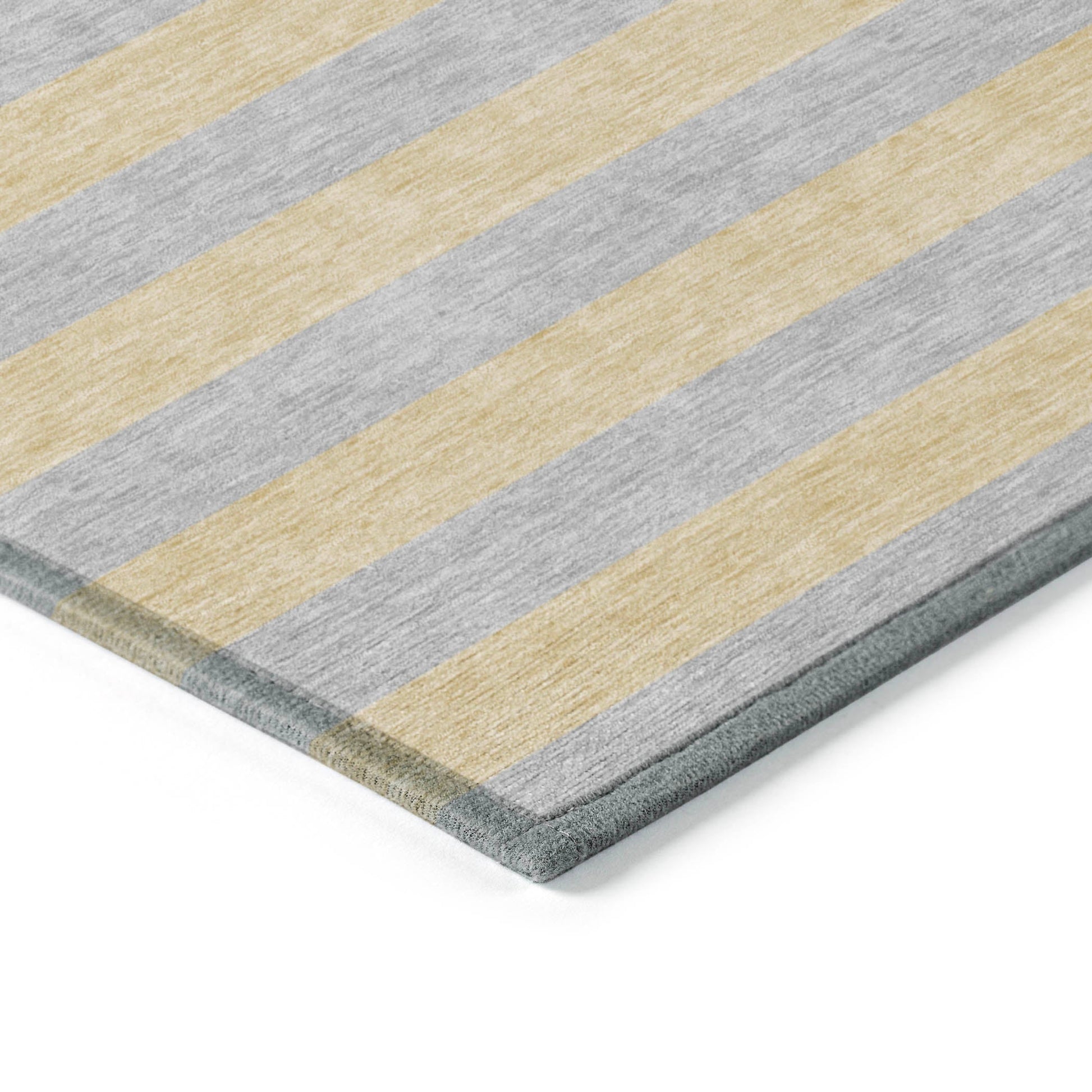 Addison Rugs Fluid Mirage Silver Washable Indoor-Outdoor Rug