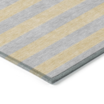 Addison Rugs Fluid Mirage Silver Washable Indoor-Outdoor Rug