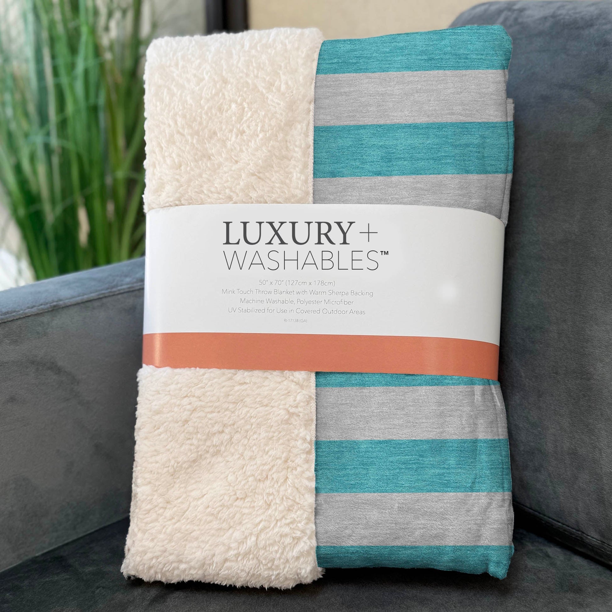 Addison Rugs Fluid Mirage Turquoise Washable Indoor-Outdoor Rug