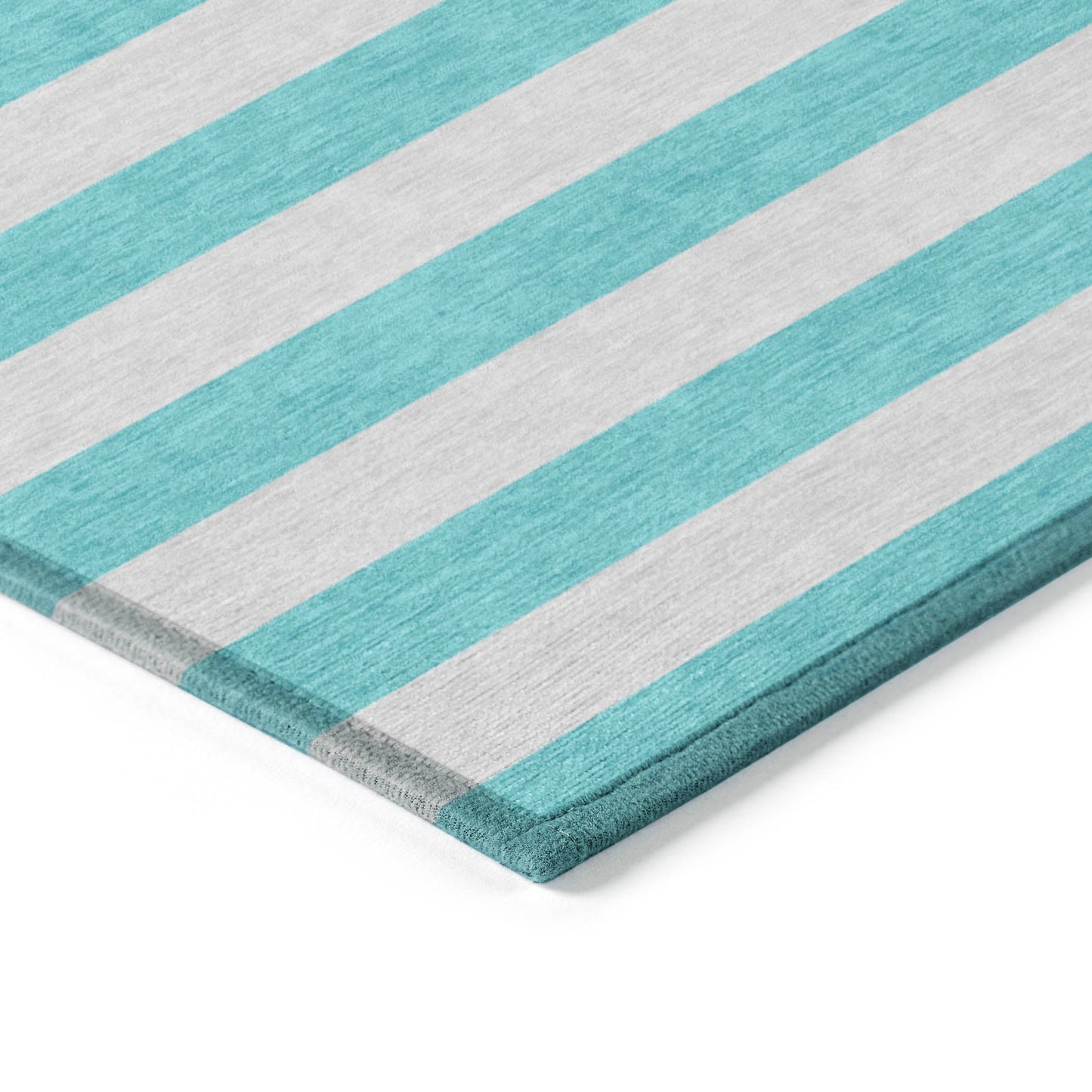 Addison Rugs Fluid Mirage Turquoise Washable Indoor-Outdoor Rug