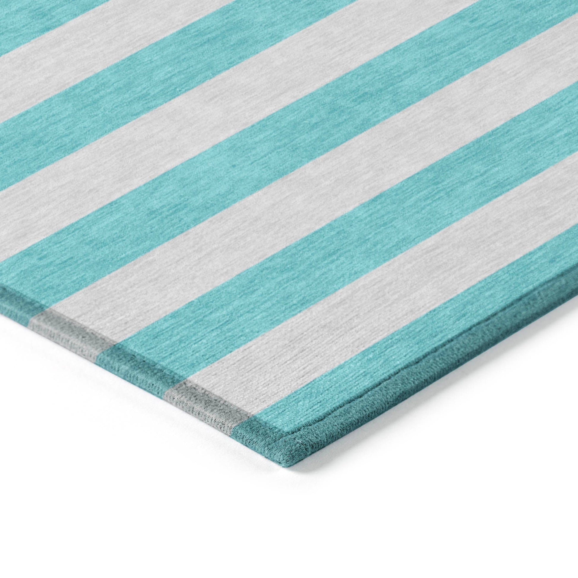 Addison Rugs Fluid Mirage Turquoise Washable Indoor-Outdoor Rug