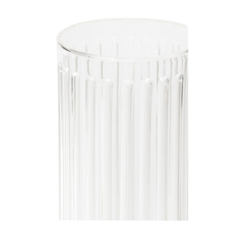 Chelsea House Fluted Acrylic Made Clear Pedestal