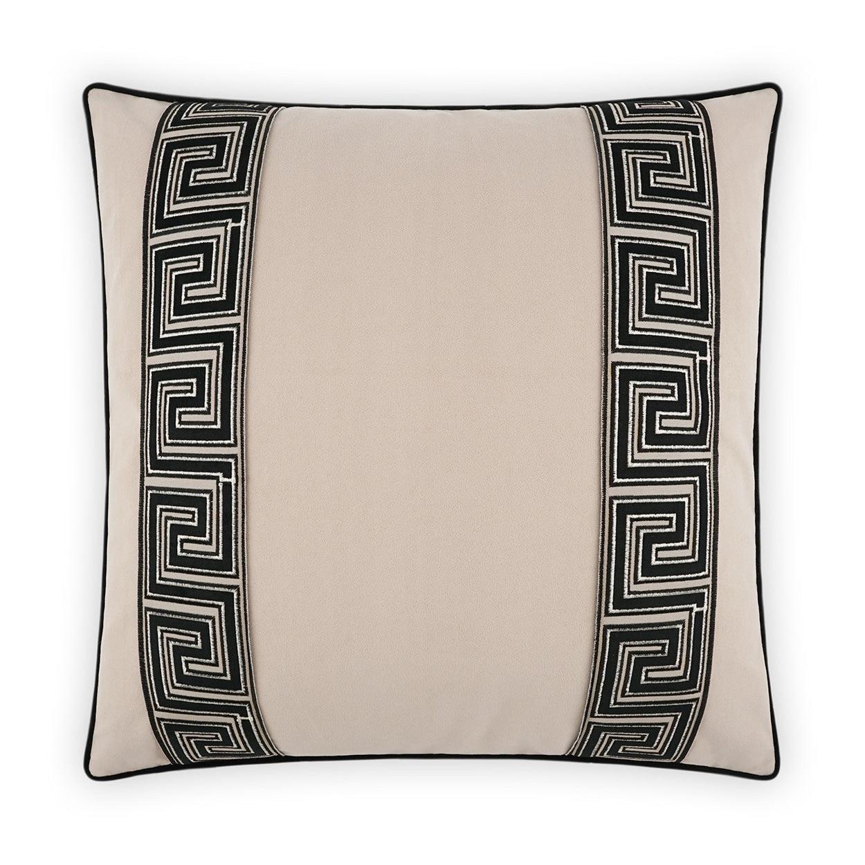 D.V. Kap Fontanelle Ebony Black Throw Pillow With Insert