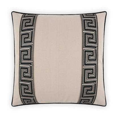 D.V. Kap Fontanelle Ebony Black Throw Pillow With Insert