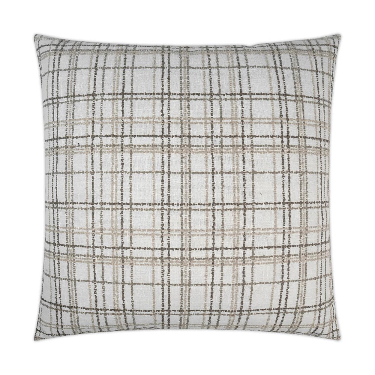 D.V. Kap Foothills Ash Grey Throw Pillow With Insert