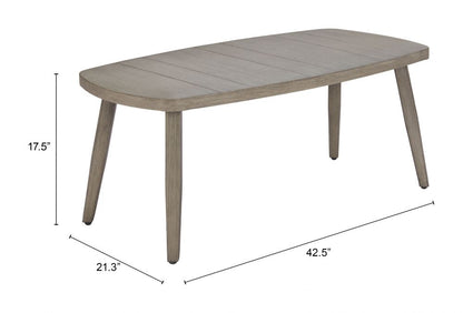 Zuo Modern Foret Aluminum Outdoor Coffee Table