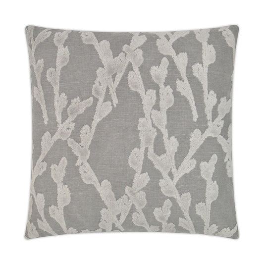 D.V. Kap Fortuna Steam Grey Throw Pillow With Insert