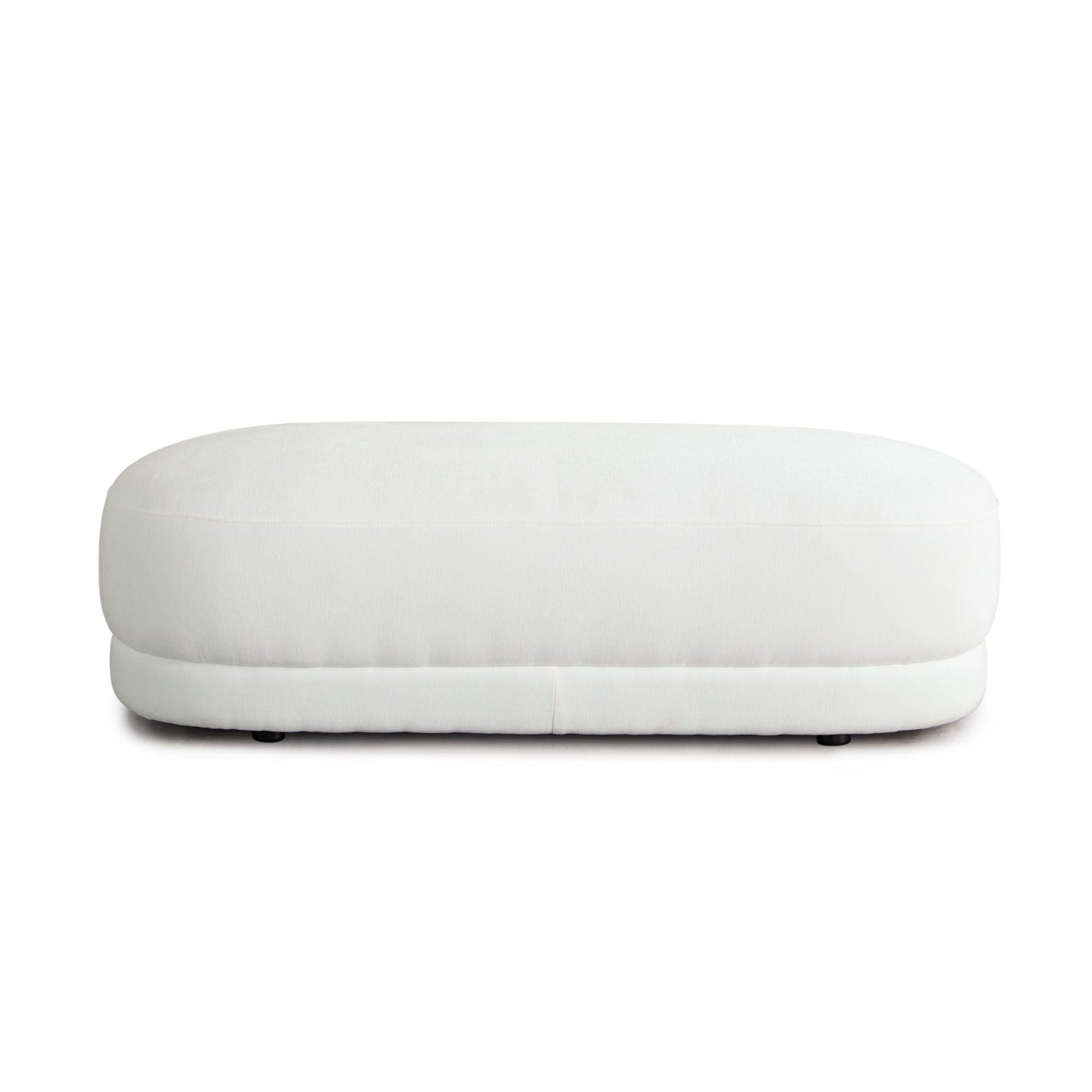 Diamond Sofa Fox Performance Fabric Oval Bedroom Bench