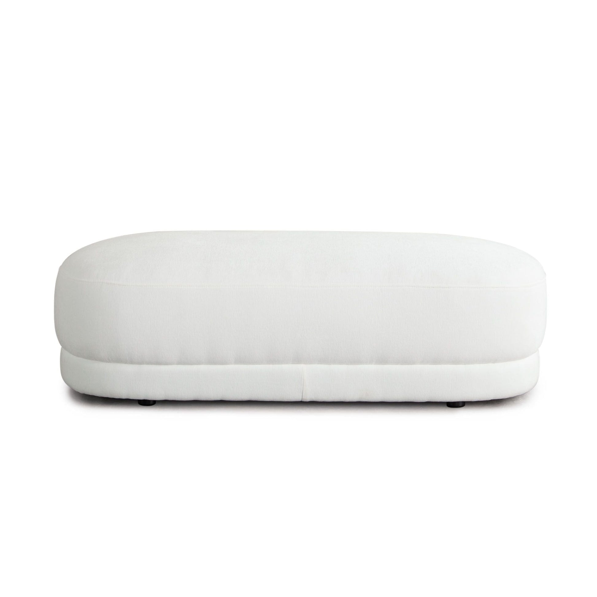 Diamond Sofa Fox Performance Fabric Oval Bedroom Bench