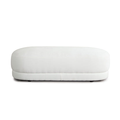 Diamond Sofa Fox Performance Fabric Oval Bedroom Bench