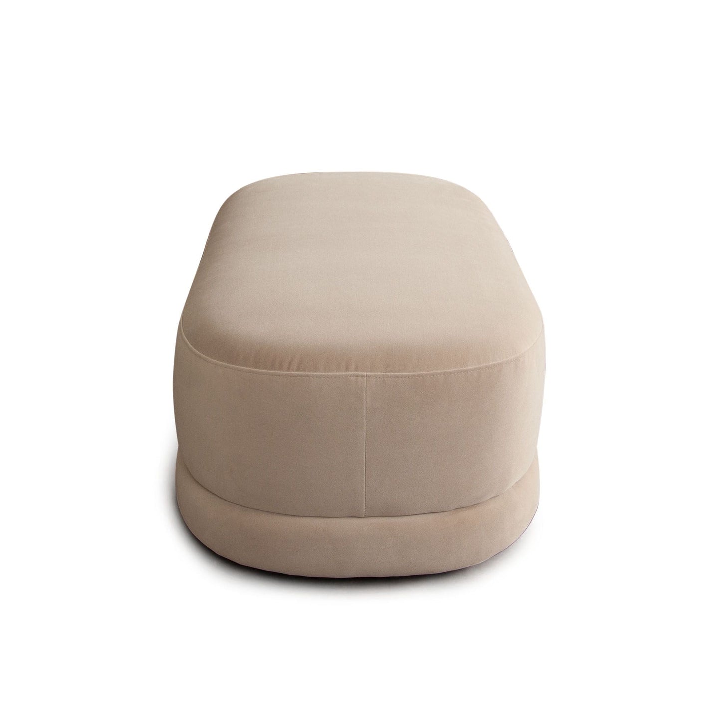 Diamond Sofa Fox Performance Fabric Oval Bedroom Bench