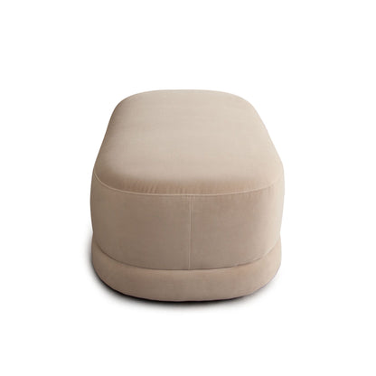 Diamond Sofa Fox Performance Fabric Oval Bedroom Bench