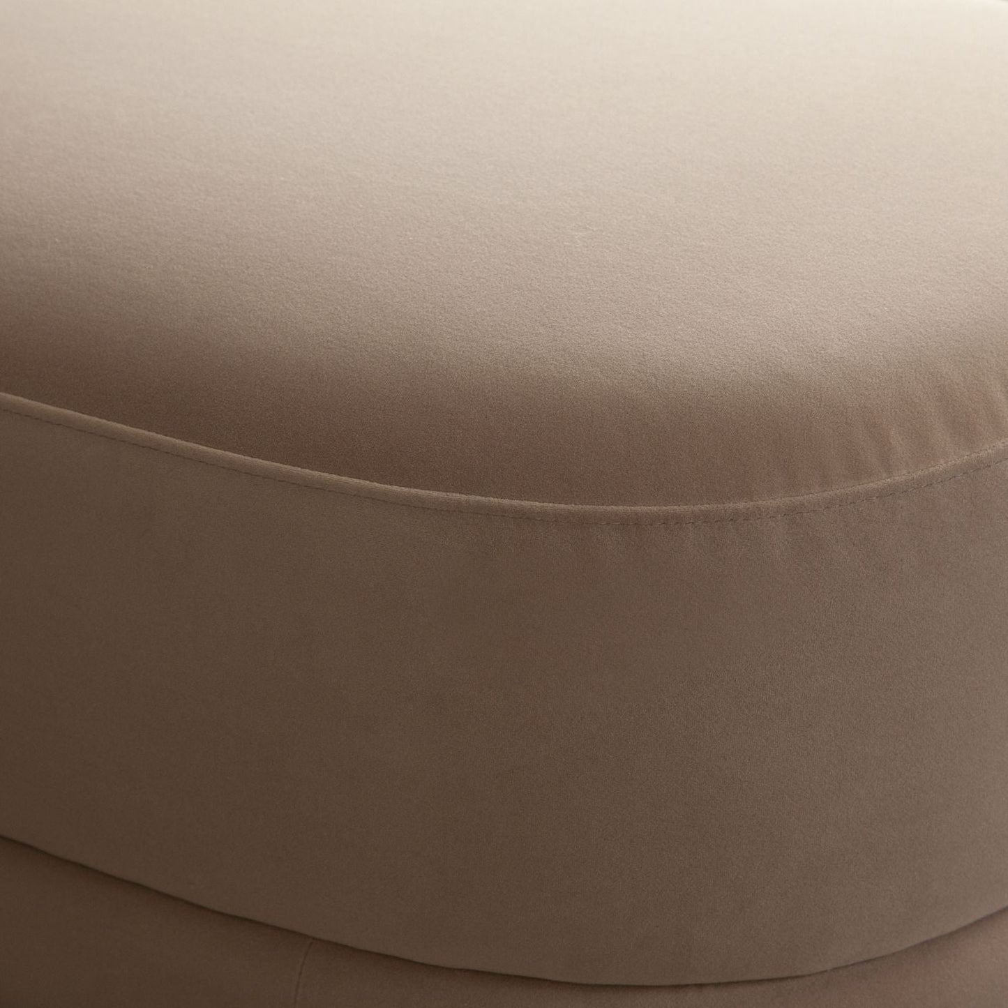 Diamond Sofa Fox Performance Fabric Oval Bedroom Bench