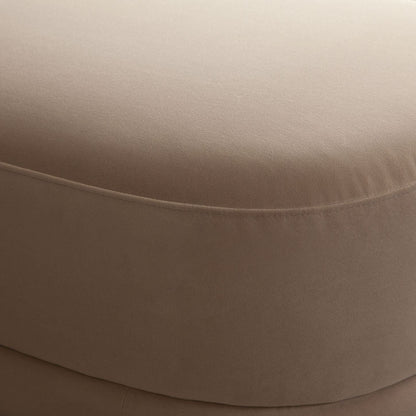Diamond Sofa Fox Performance Fabric Oval Bedroom Bench