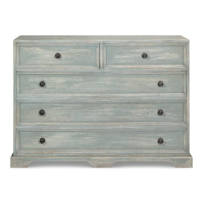 Frances Five Drawers Wood Dresser