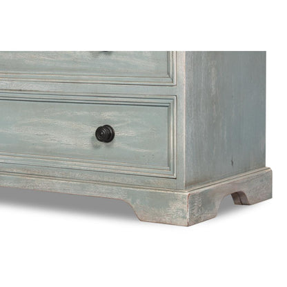 Frances Five Drawers Wood Dresser