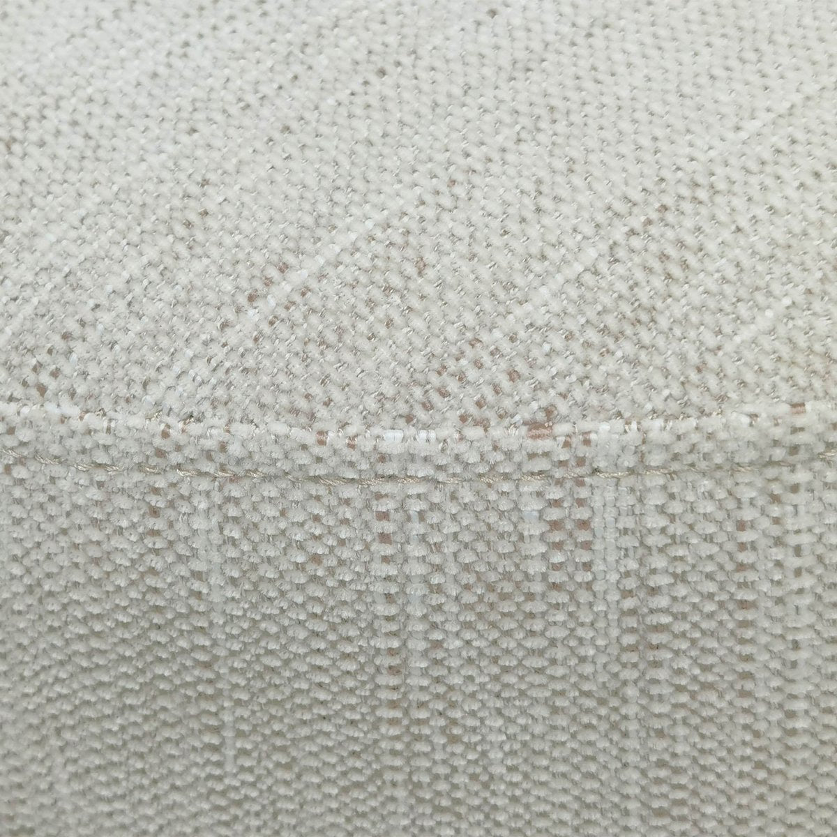 LH Home Francesca Beige Fabric Stool