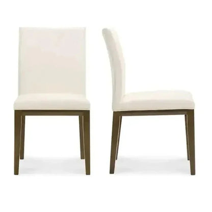 Frankie Leather Side Dining Chair 2PC - LOOMLAN - Moe's Home - Dining Chairs