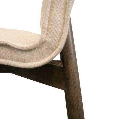 LH Home Franklyn Fabric Armless Dining Chair (Set of 2)