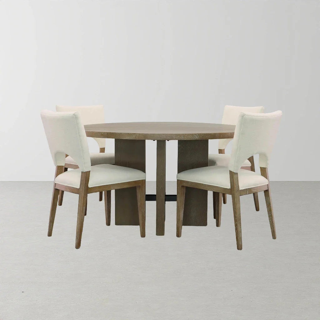 Fraser Unique Base Designed Round Dining Table