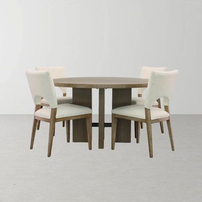 Fraser Unique Base Designed Round Dining Table