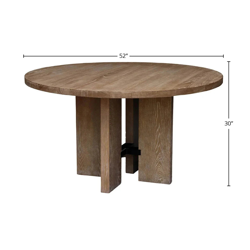 Fraser Unique Base Designed Round Dining Table