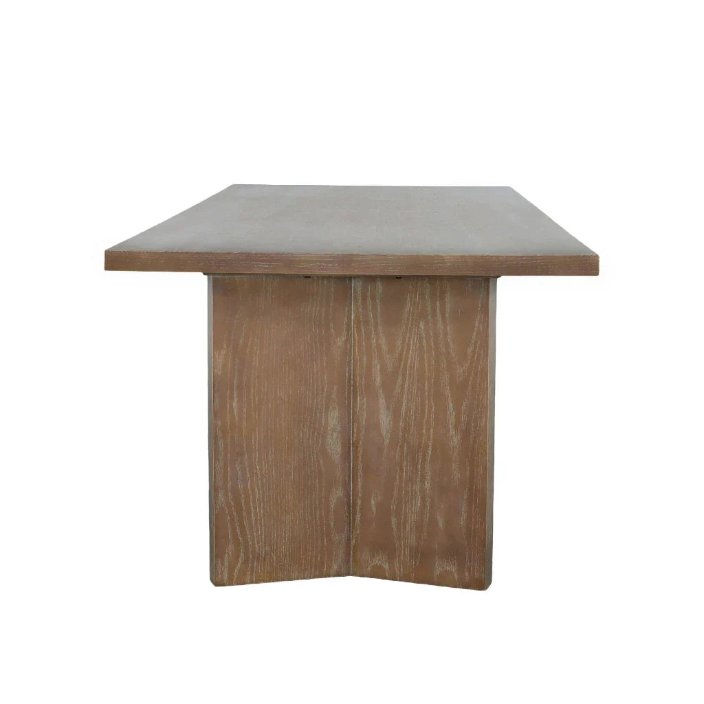 LH Home Fraser Wooden Rectangular Dining Table