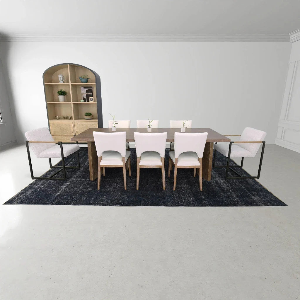 LH Home Fraser Wooden Rectangular Dining Table