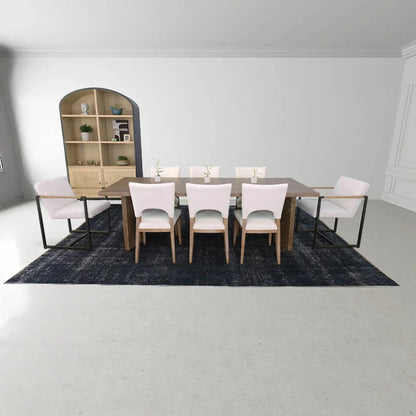 LH Home Fraser Wooden Rectangular Dining Table
