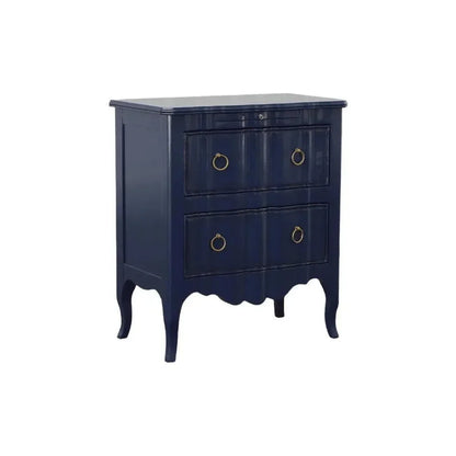 Frisco Wood Blue Chest - LOOMLAN - Furniture Classics - Chests