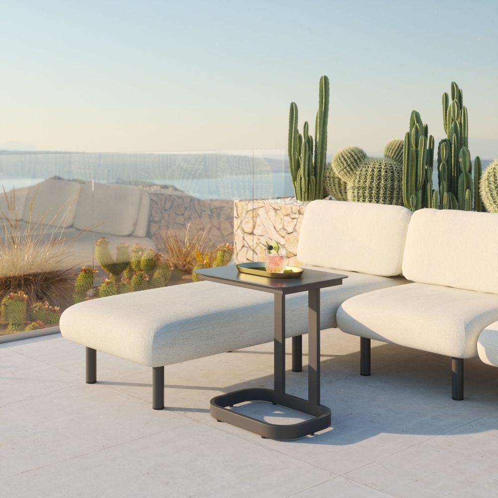 Zuo Modern Friss Aluminum Rectangular End Table