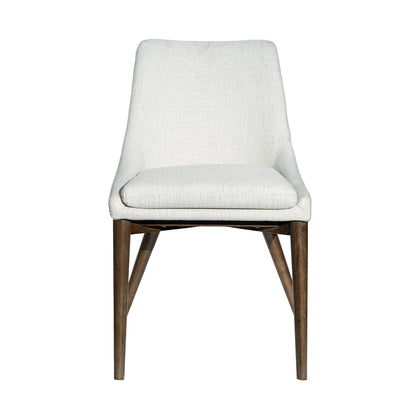 LH Home Fritz Performance Fabric Armless Dining Chair 2PC