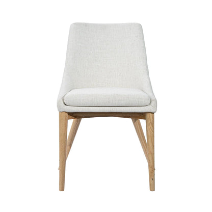 LH Home Fritz Performance Fabric Armless Dining Chair 2PC