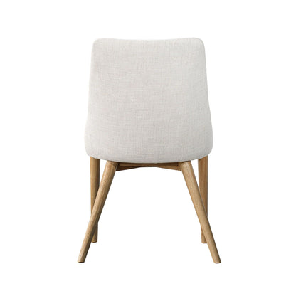 LH Home Fritz Performance Fabric Armless Dining Chair 2PC