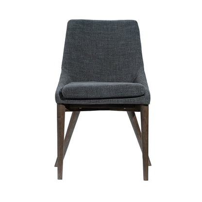 LH Home Fritz Performance Fabric Armless Dining Chair 2PC