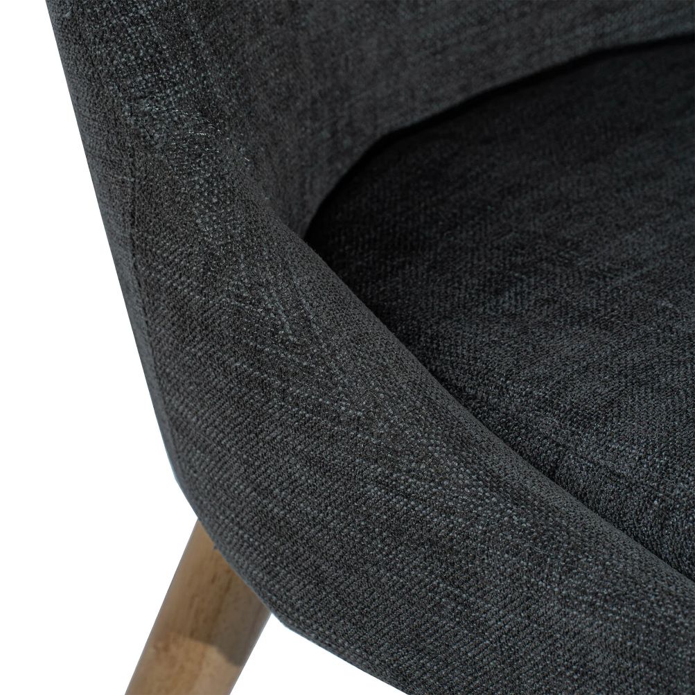 LH Home Fritz Performance Fabric Armless Dining Chair 2PC
