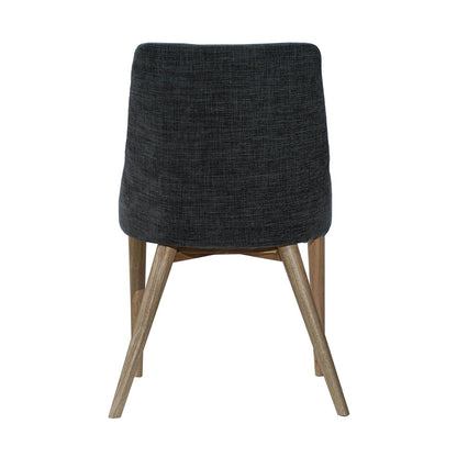 LH Home Fritz Performance Fabric Armless Dining Chair 2PC