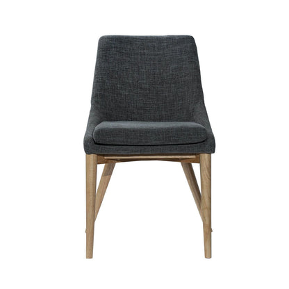 LH Home Fritz Performance Fabric Armless Dining Chair 2PC