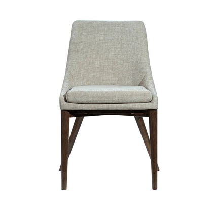 LH Home Fritz Performance Fabric Armless Dining Chair 2PC