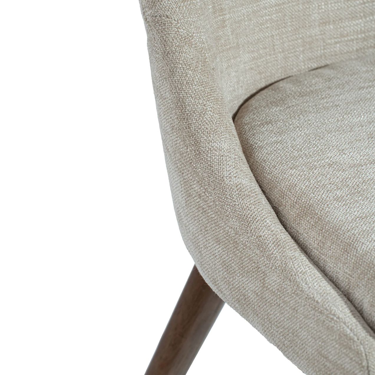 LH Home Fritz Performance Fabric Armless Dining Chair 2PC